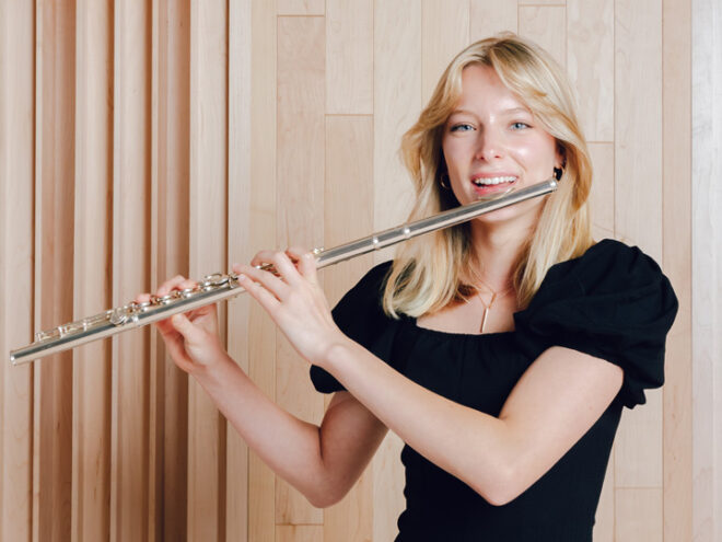 Dana Sparling, All Classical Radio’s 2025-2026 Young Artist in Residence. Photo by Frankie Tresser.