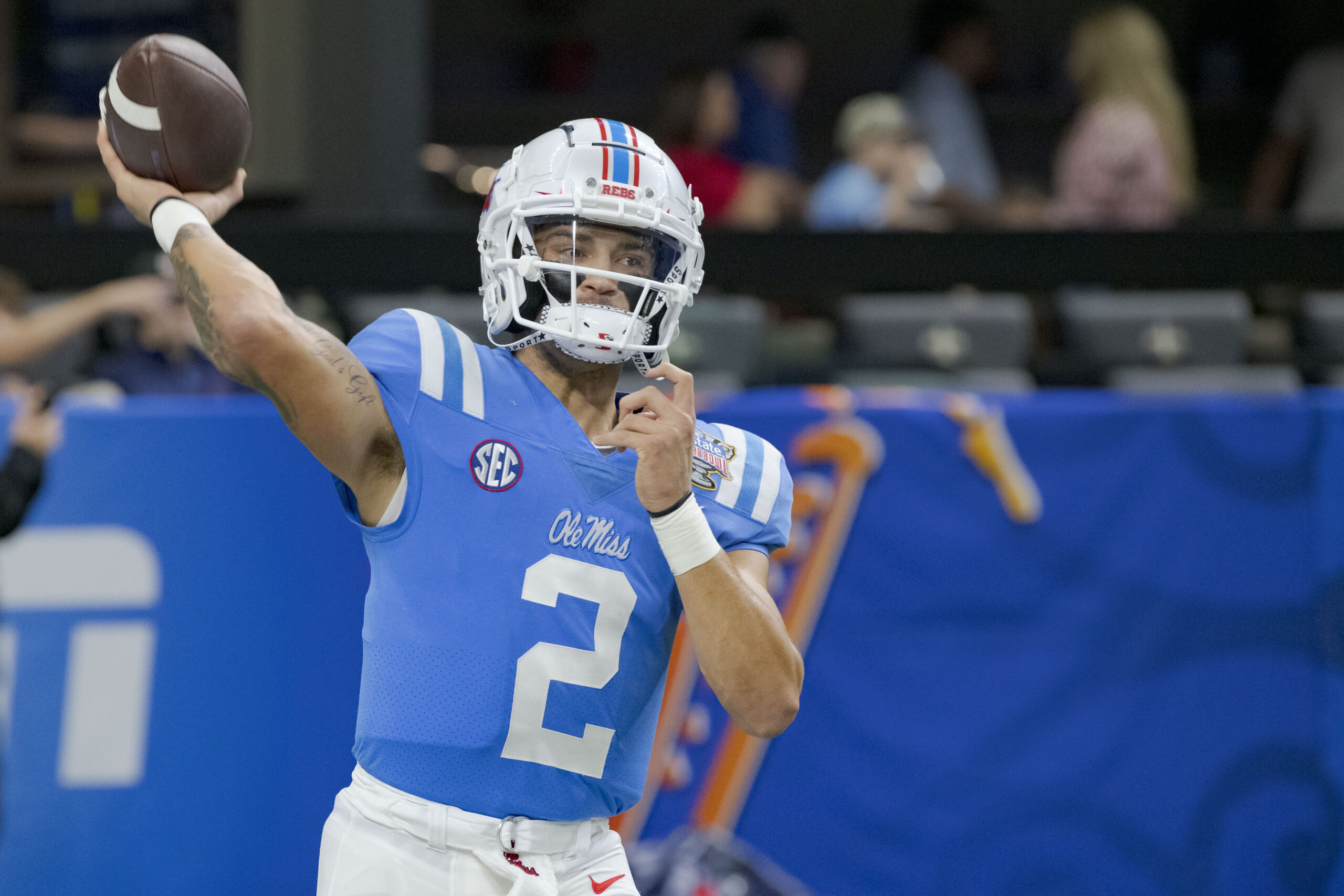 Former Ole Miss quarterback Matt Corral